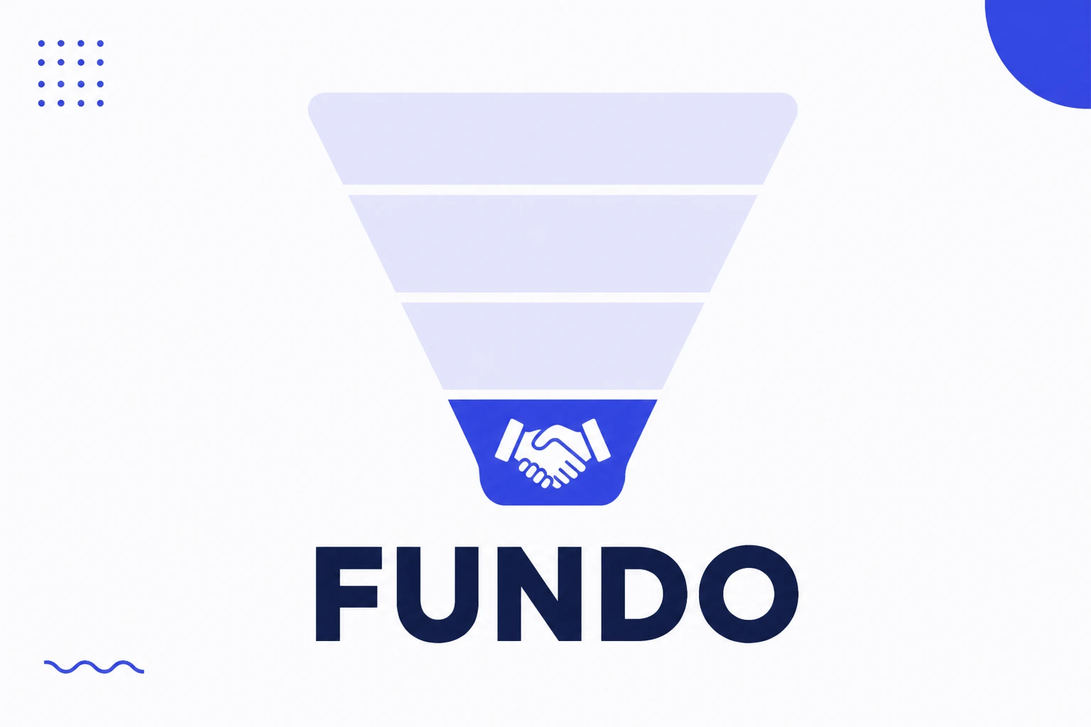Ilustração do fundo de funil com poucas pessoas decidindo