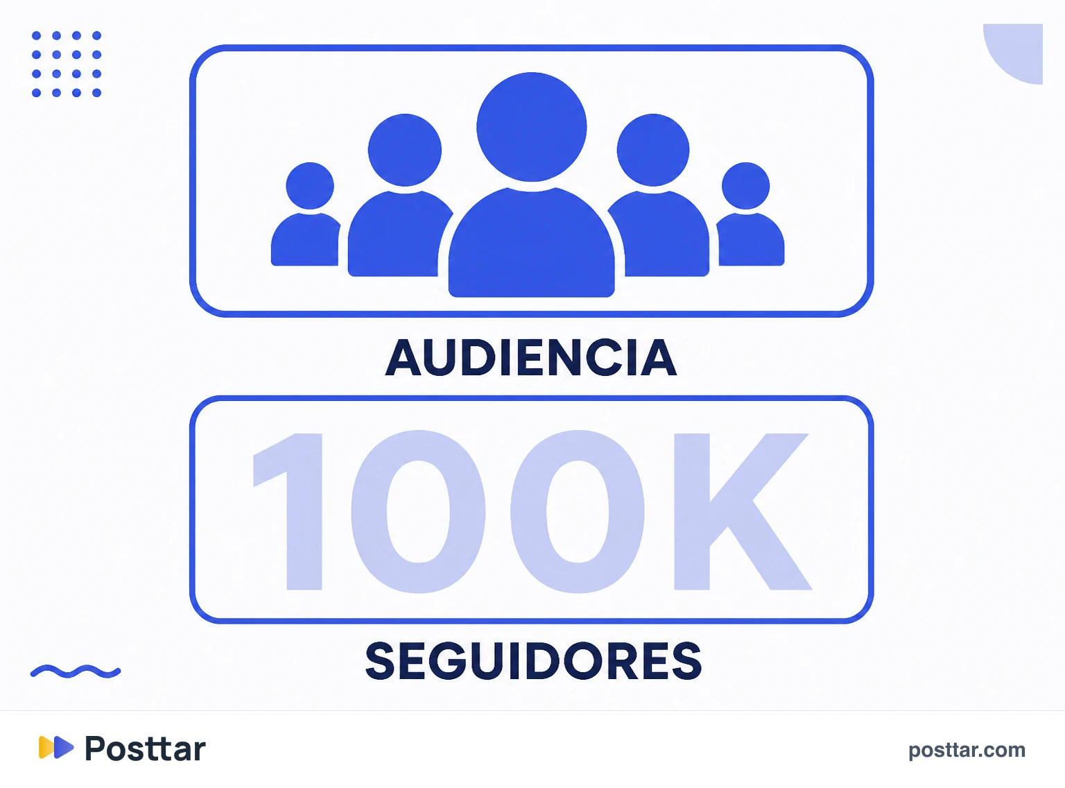 Audiência apresentada antes do total de seguidores