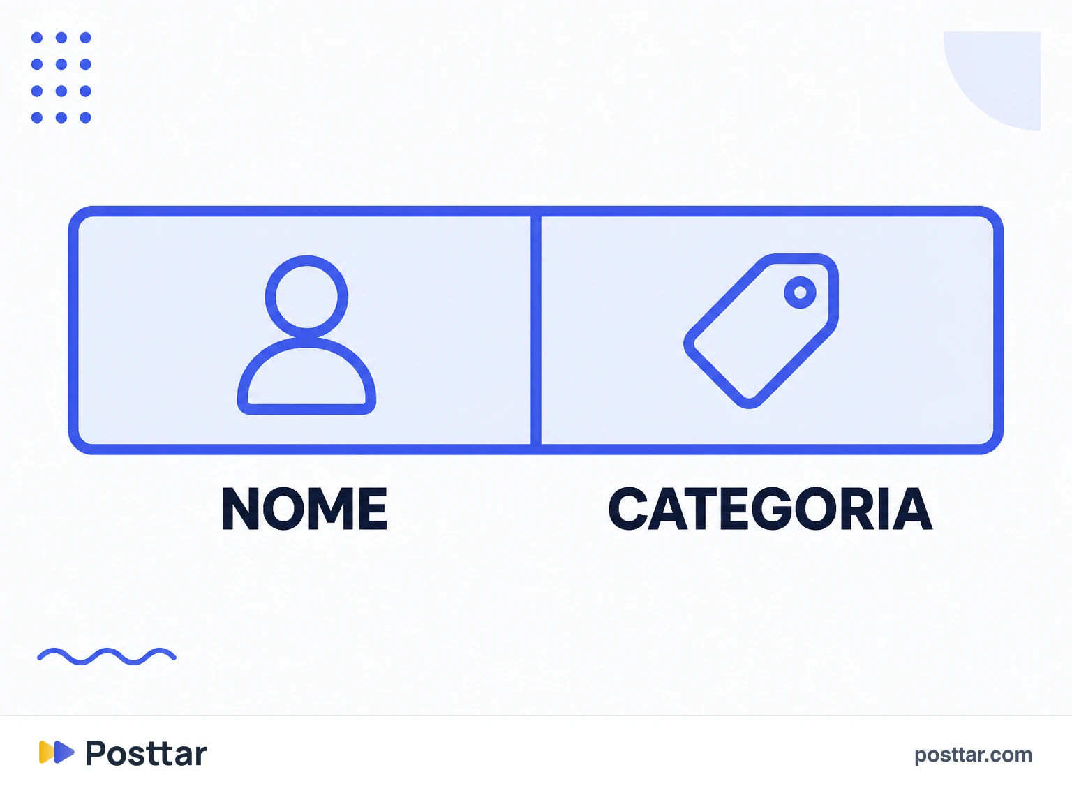 Formato de nome próprio mais categoria