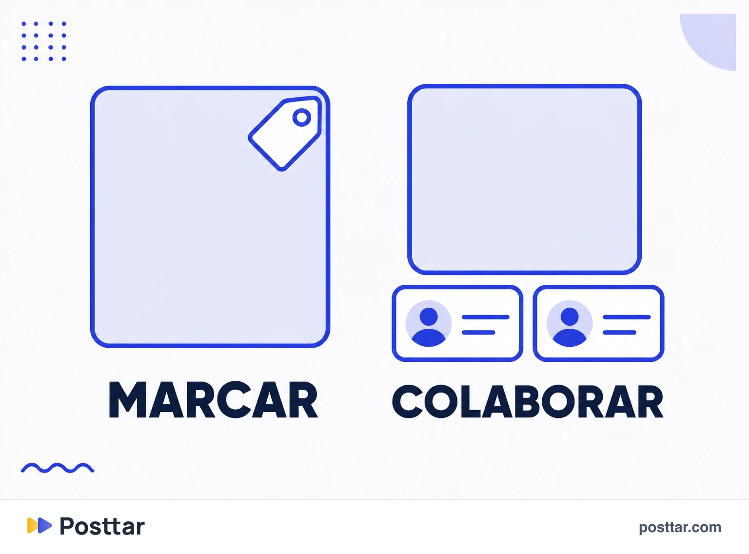Diferença entre marcar alguém e convidar colaborador