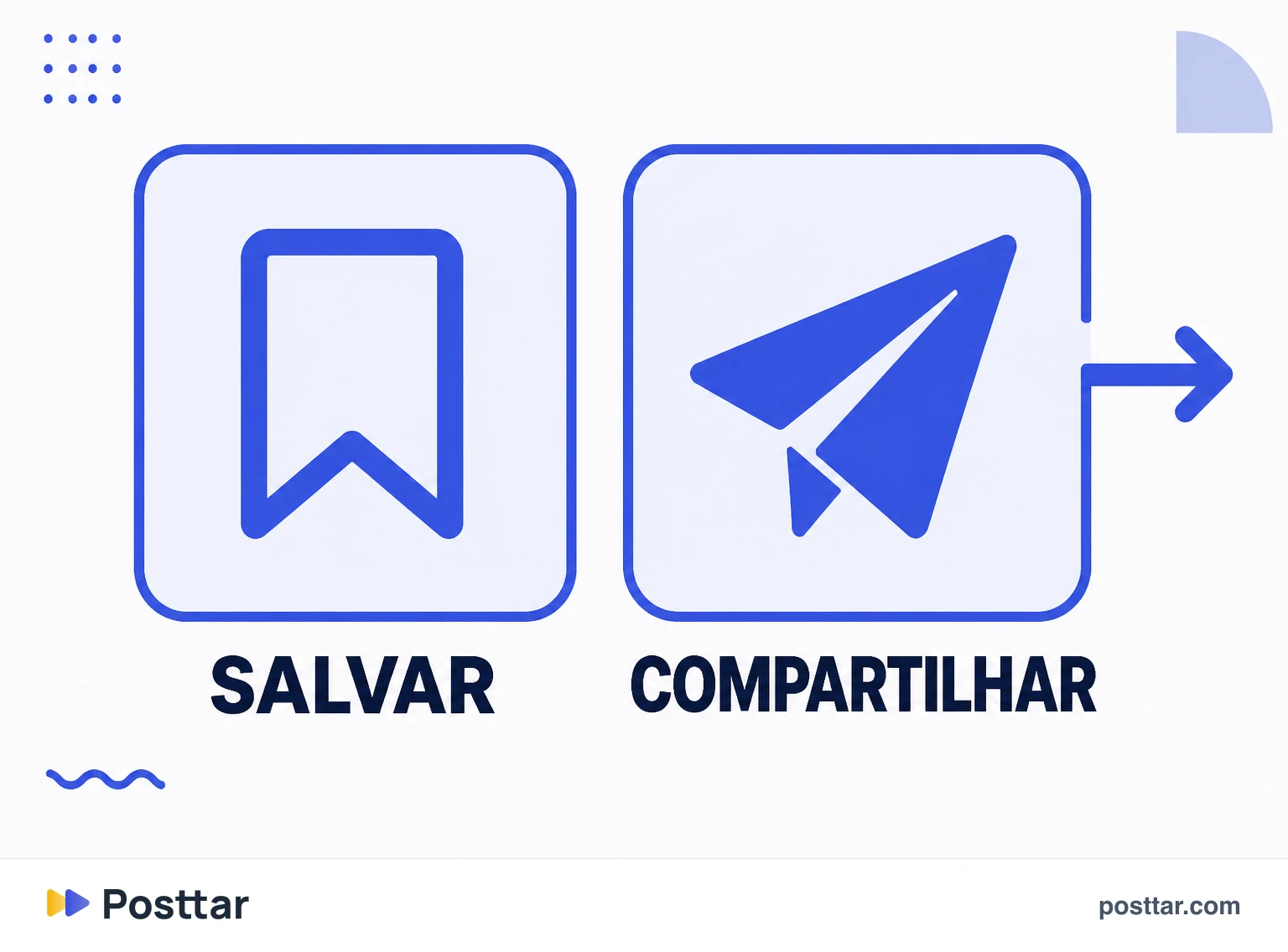Infográfico comparando taxa de compartilhamento e taxa de salvamento