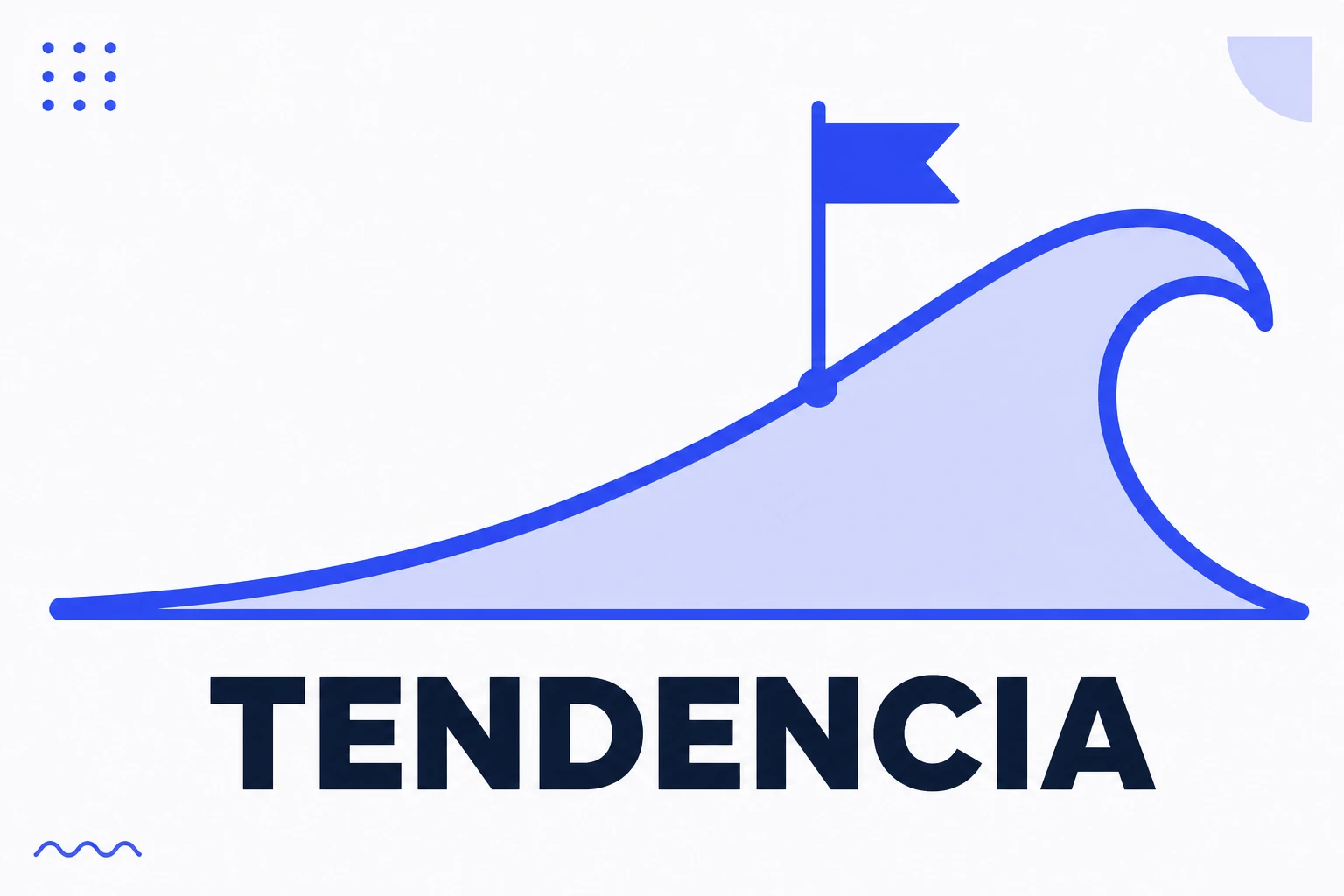 Ilustração de trendjacking, com uma marca pegando carona numa onda